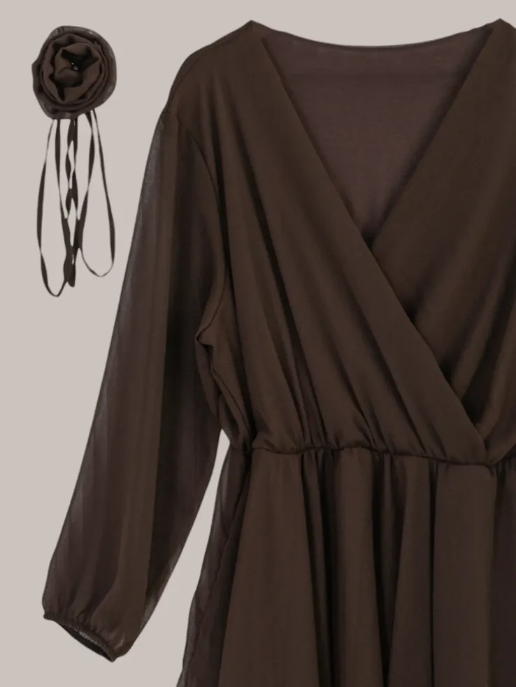 Royalfashion Klasyczna damska sukienka do kolana