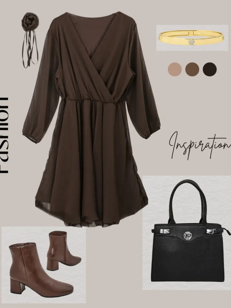 Royalfashion Klasyczna damska sukienka do kolana