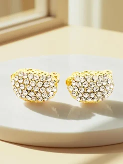 Royalfashion Klipsy kolczyki damskie z cyrkoniami