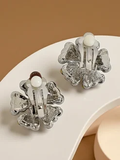 Royalfashion Klipsy kolczyki damskie z cyrkoniami