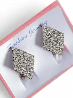 Royalfashion Klipsy kolczyki damskie z cyrkoniami