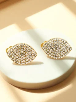 Royalfashion Klipsy kolczyki damskie z cyrkoniami