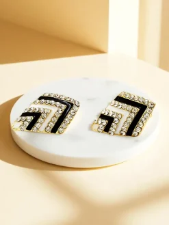 Royalfashion Klipsy kolczyki damskie z cyrkoniami