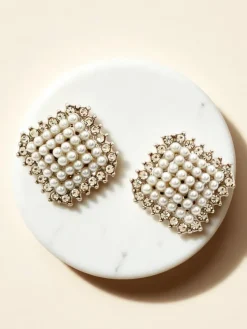 Royalfashion Klipsy kolczyki damskie z cyrkoniami