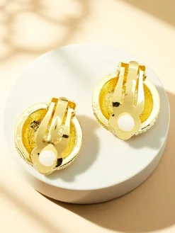 Royalfashion Klipsy kolczyki damskie z cyrkoniami