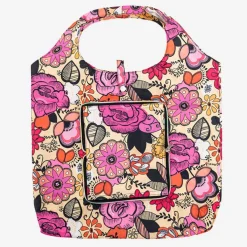 Royalfashion Kolorowa torba na zakupy w kwiatki
