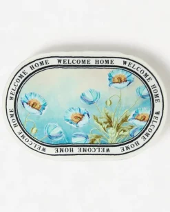 Royalfashion Kolorowy dywanik wycieraczka z kwiatkami 40x60