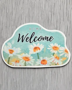 Royalfashion Kolorowy dywanik wycieraczka z kwiatkami 50x80