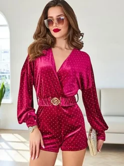 Royalfashion Kombinezon damski z cyrkoniami