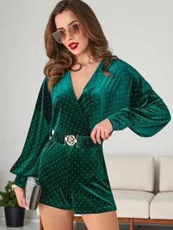 Royalfashion Kombinezon damski z cyrkoniami