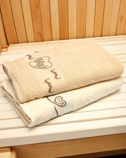 Royalfashion Komplet 2 bawełnianych ręczników