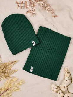 Royalfashion Komplet zimowy uniwersalny- czapka typu beanie z kominem