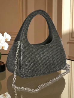 Royalfashion Kopertowa torebka damska z cyrkoniami Myra Quill