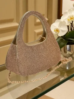 Royalfashion Kopertowa torebka damska z cyrkoniami Myra Quill