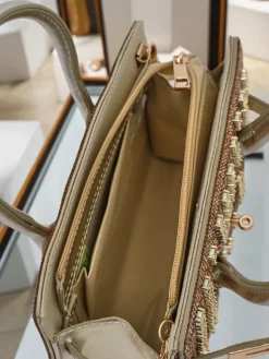 Royalfashion Kopertowa torebka damska z cyrkoniami Seren Voux