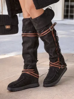 Royalfashion Kozaki damskie za kolano Eliferse