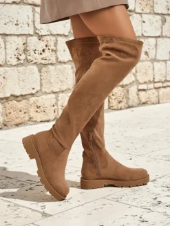 Royalfashion Kozaki damskie za kolano Remelsie