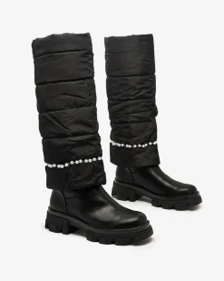 Royalfashion Kozaki damskie w kolorze czarnym Ameroe