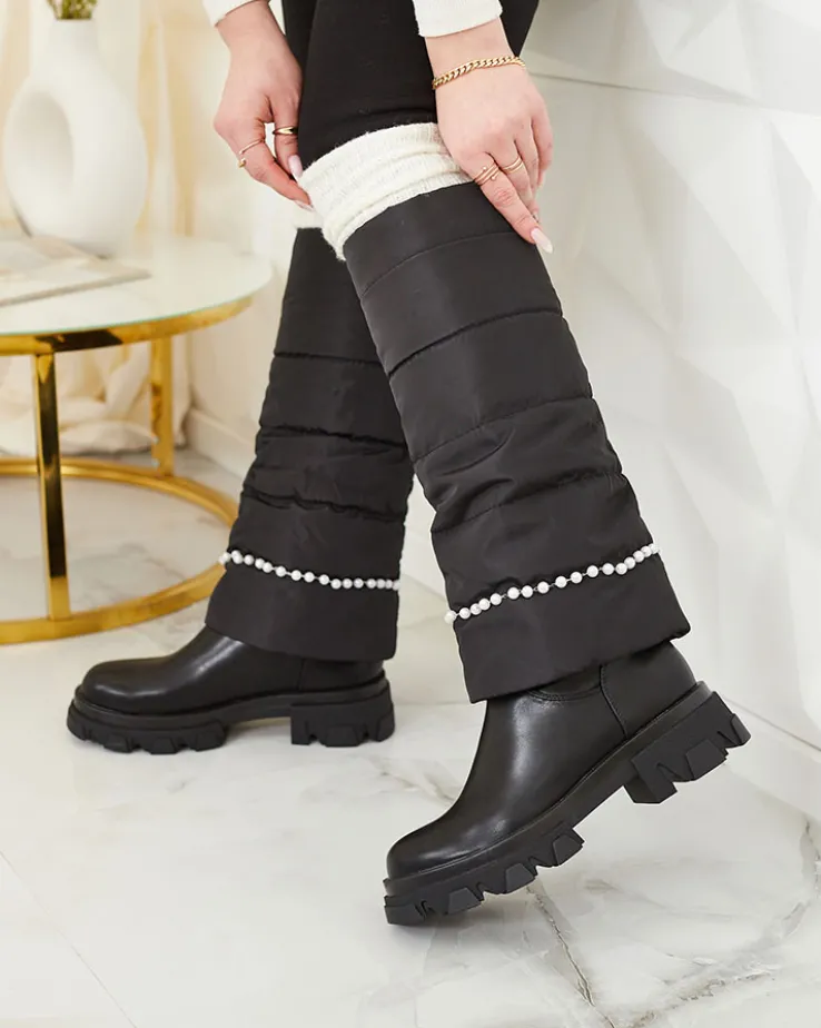 Royalfashion Kozaki damskie w kolorze czarnym Ameroe