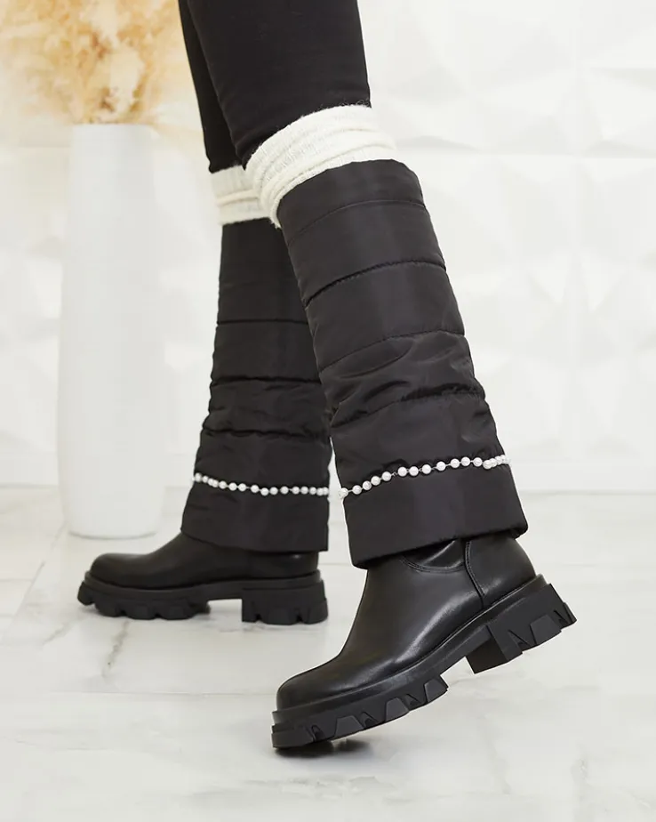 Royalfashion Kozaki damskie w kolorze czarnym Ameroe