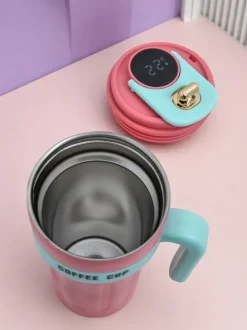 Royalfashion Kubek termiczny z ustnikiem i czujnikiem temperatury Coffe Mug