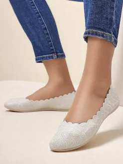 Royalfashion Kwiatowe damskie baleriny Magerro