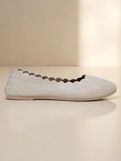 Royalfashion Kwiatowe damskie baleriny Magerro