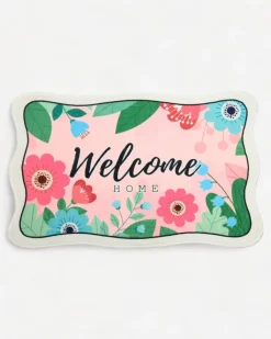 Royalfashion Kwiatowy dywanik wycieraczka