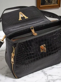 Royalfashion Lakierowana mała damska torebka z eko skóry MiniShine Bag