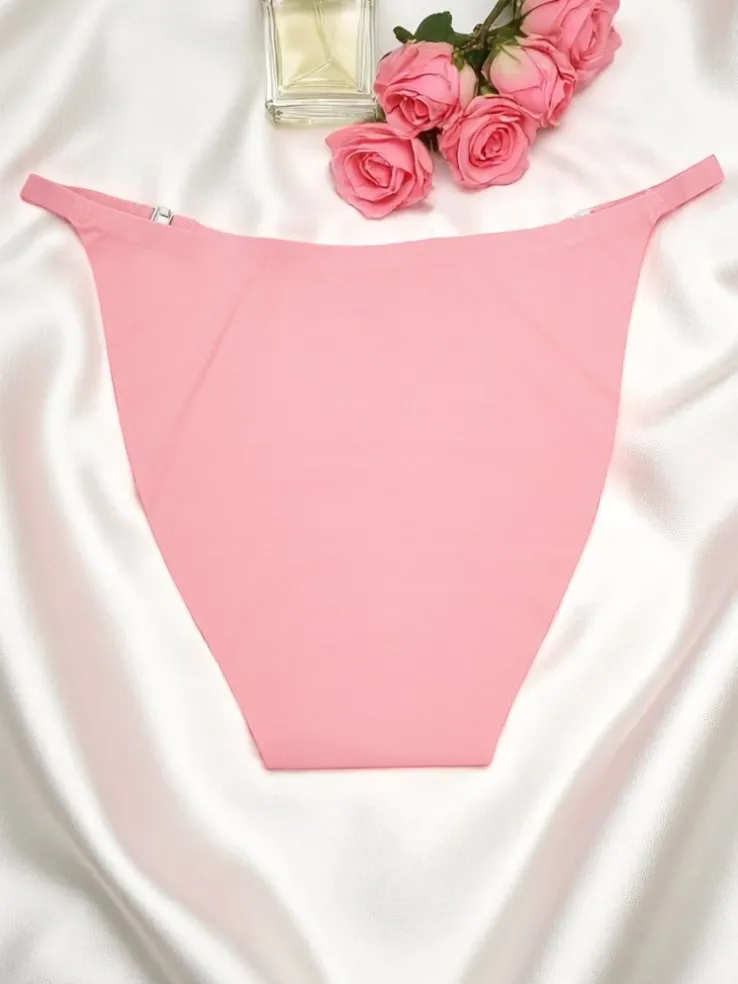 Royalfashion Laserowo cięte Majtki damskie typu brazylijskie figi Silky Brazylian