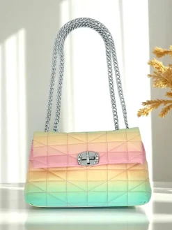 Royalfashion Mała damska torebka z eko skóry ombre Sophie Rose