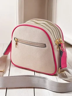 Royalfashion Mała damska torebka z eko skóry z tłoczeniem