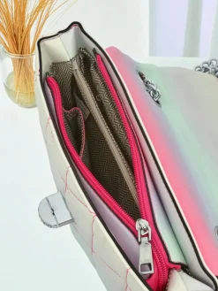 Royalfashion Mała damska torebka z eko skóry ombre Sophie Rose