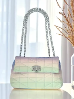 Royalfashion Mała damska torebka z eko skóry ombre Sophie Rose