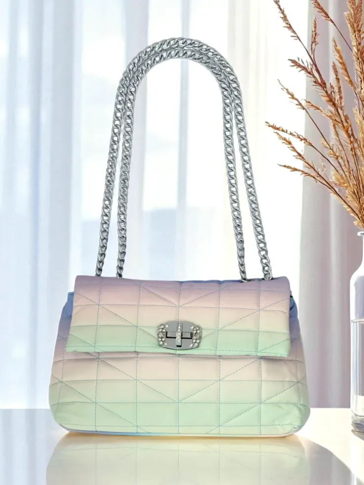 Royalfashion Mała damska torebka z eko skóry ombre Sophie Rose