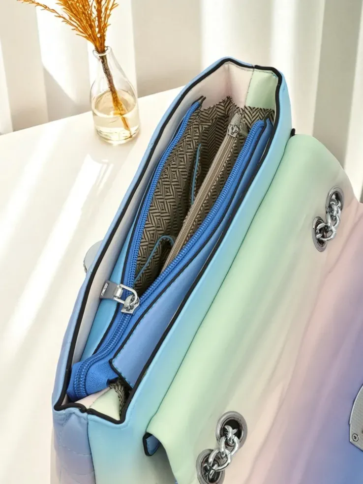 Royalfashion Mała damska torebka z eko skóry ombre Sophie Rose