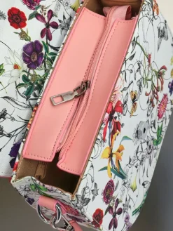 Royalfashion Mała damska torebka z eko skóry w kwiaty Ori Elle