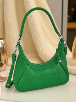 Royalfashion Mała damska torebka z eko skóry z ozdobnym paseczkiem Lacquea