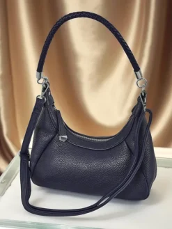 Royalfashion Mała damska torebka z eko skóry z ozdobnym paseczkiem Lacquea