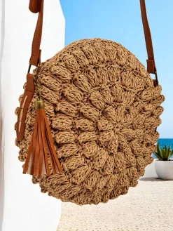 Royalfashion Mała słomiana torebka damska Solea Mini