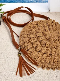 Royalfashion Mała słomiana torebka damska Solea Mini