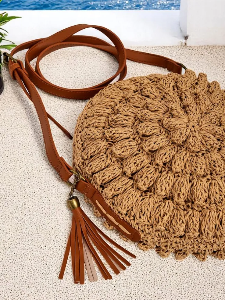 Royalfashion Mała słomiana torebka damska Solea Mini