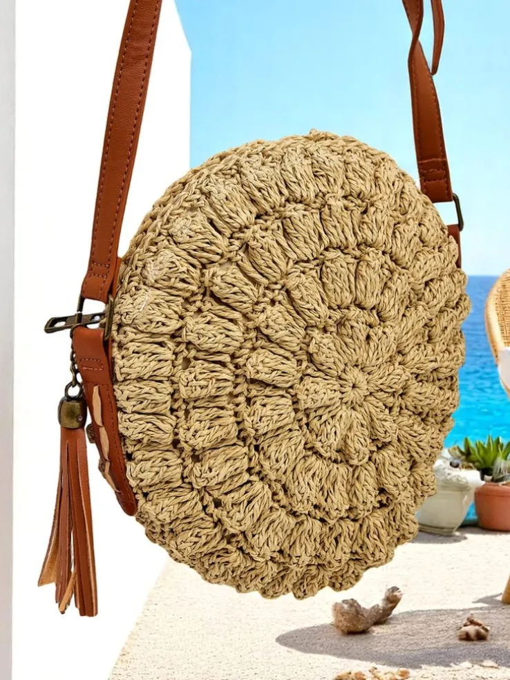 Royalfashion Mała słomiana torebka damska Solea Mini