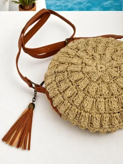 Royalfashion Mała słomiana torebka damska Solea Mini