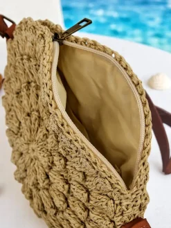 Royalfashion Mała słomiana torebka damska Solea Mini