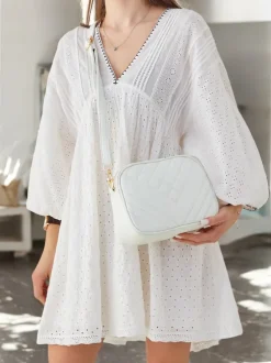 Royalfashion Mała torebka damska eko skórzana z tłoczeniem