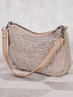 Royalfashion Mała torebka damska z dżetami