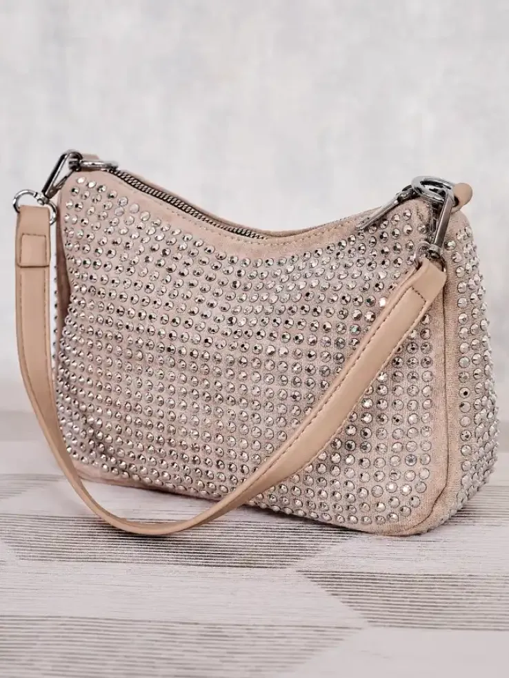 Royalfashion Mała torebka damska z dżetami