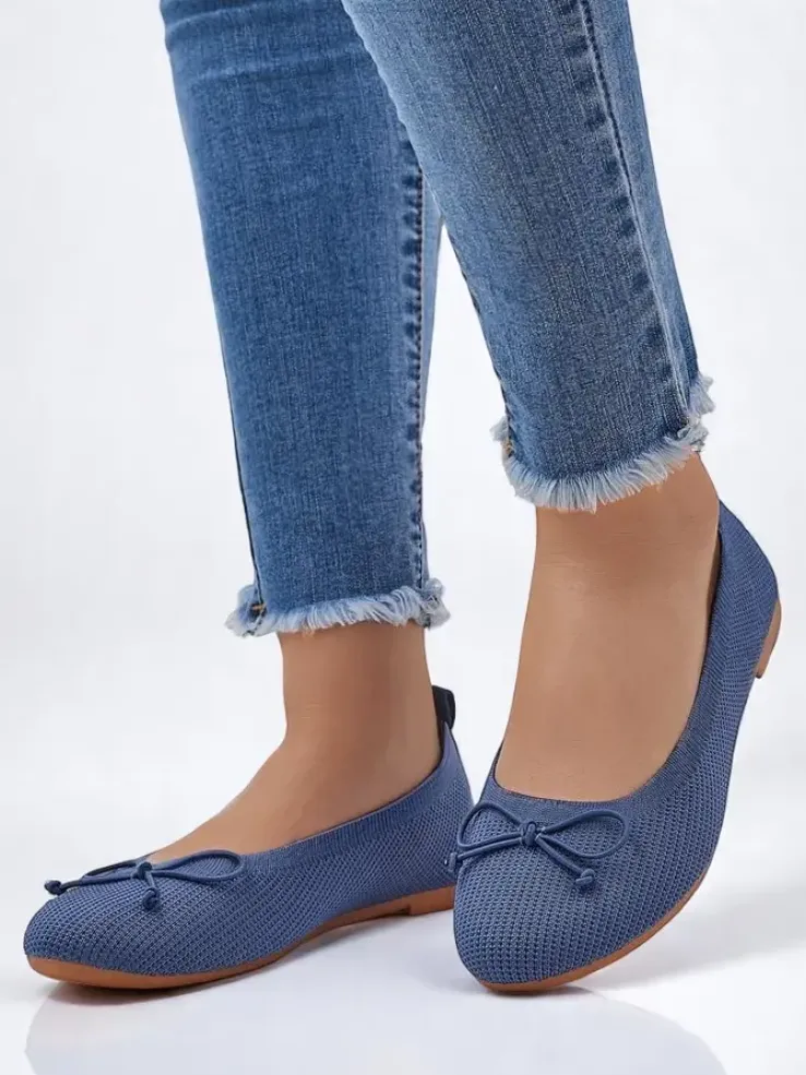 Royalfashion Materiałowe damskie baleriny Magger