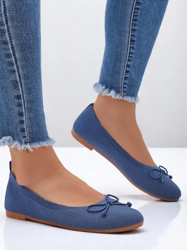 Royalfashion Materiałowe damskie baleriny Magger